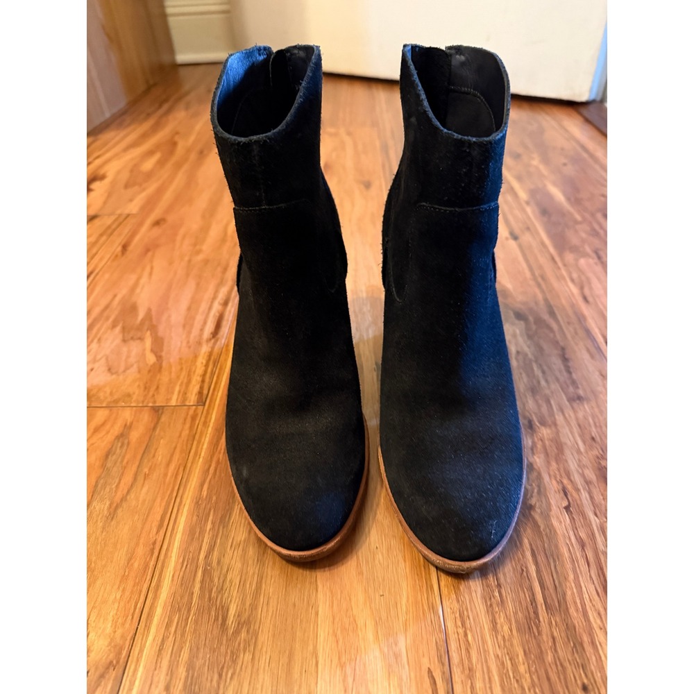 Kork-Ease Black Heeled Ankle Boot Size 6.5
